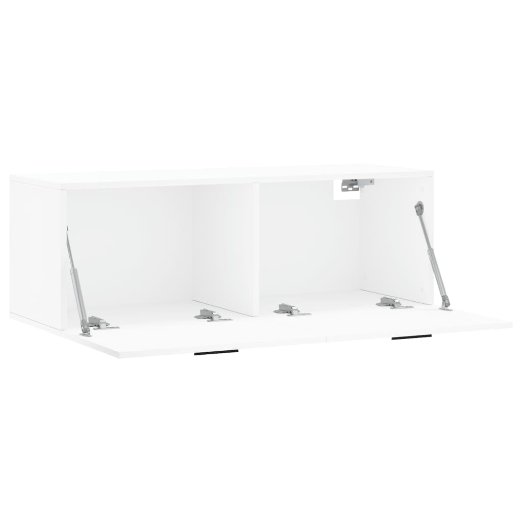 Mobile a Parete Bianco 100x36,5x35 cm in Legno Multistrato 830148