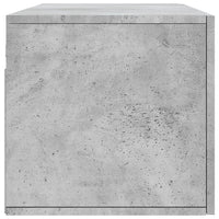 Mobile a Parete Grigio Cemento 100x36,5x35 cm Legno Multistrato 830152