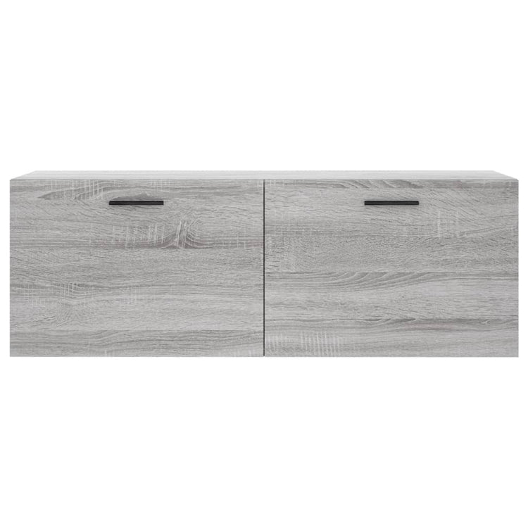 Mobile a Parete Grigio Sonoma 100x36,5x35 cm Legno Multistrato 830154