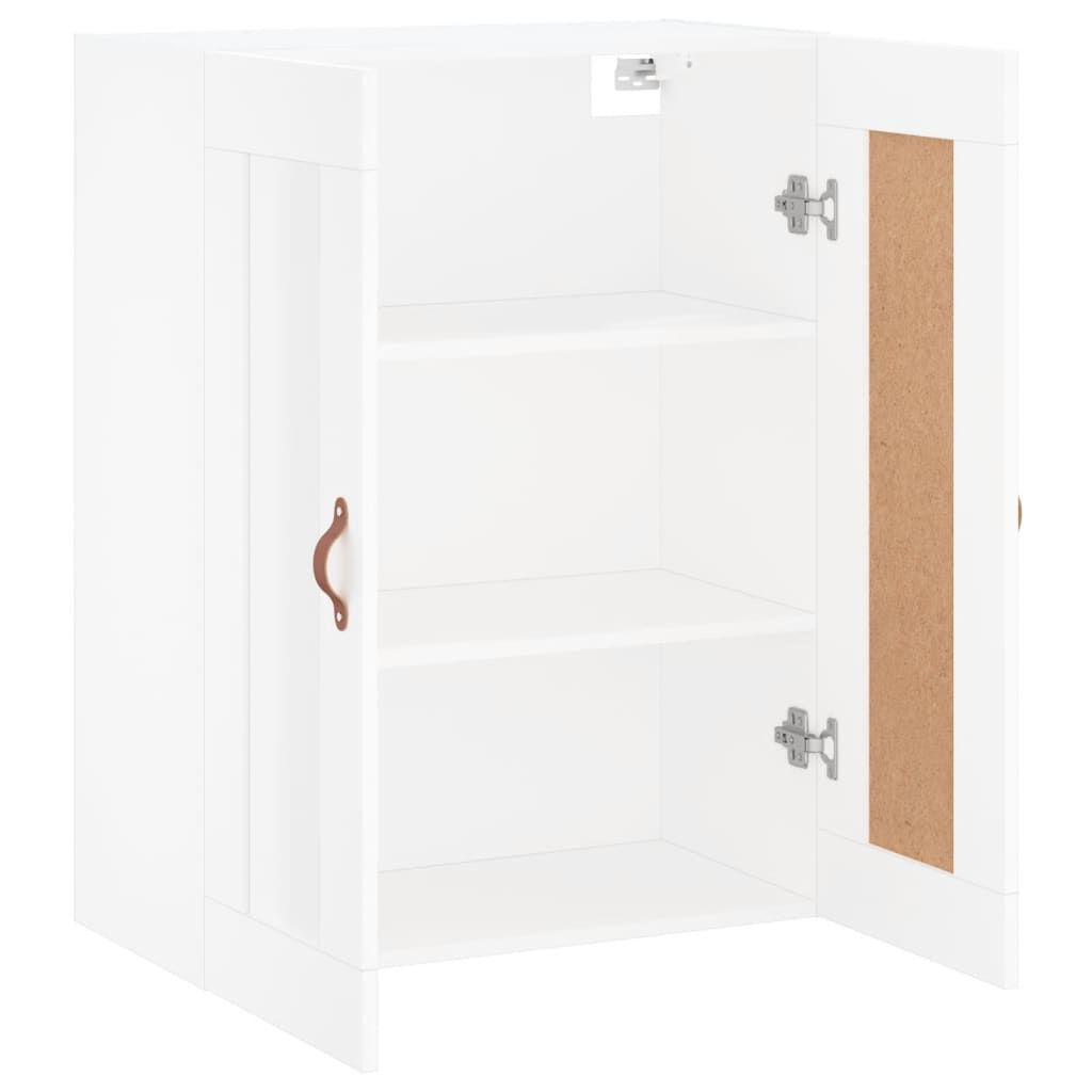 Mobile a Parete Bianco 69,5x34,90 cm in Legno Multistrato 830356