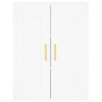 Mobile a Parete Bianco 69,5x34,90 cm in Legno Multistrato 830364