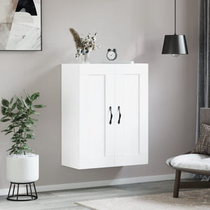 Mobile a Parete Bianco 69,5x34,90 cm in Legno Multistrato 830372