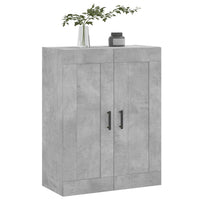 Mobile a Parete Grigio Cemento 69,5x34x90 cm Legno Multistrato 830392