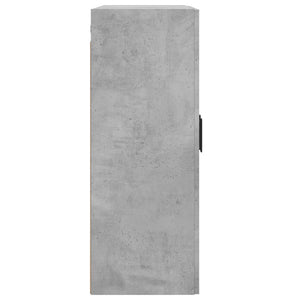 Mobile a Parete Grigio Cemento 69,5x34x90 cm Legno Multistrato 830392