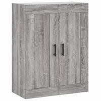 Mobile a Parete Grigio Sonoma 69,5x34x90 cm Legno Multistrato 830394