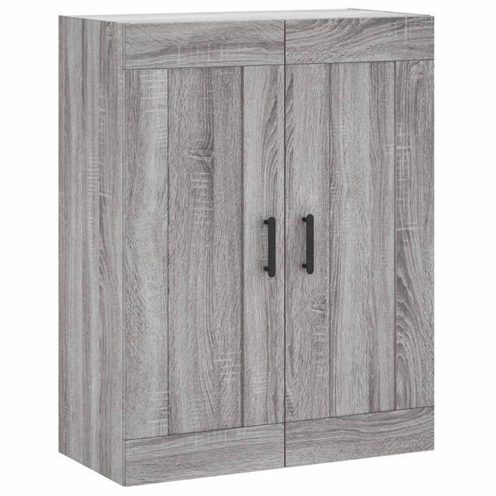 Mobile a Parete Grigio Sonoma 69,5x34x90 cm Legno Multistrato 830394