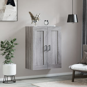 Mobile a Parete Grigio Sonoma 69,5x34x90 cm Legno Multistratocod mxl 105235