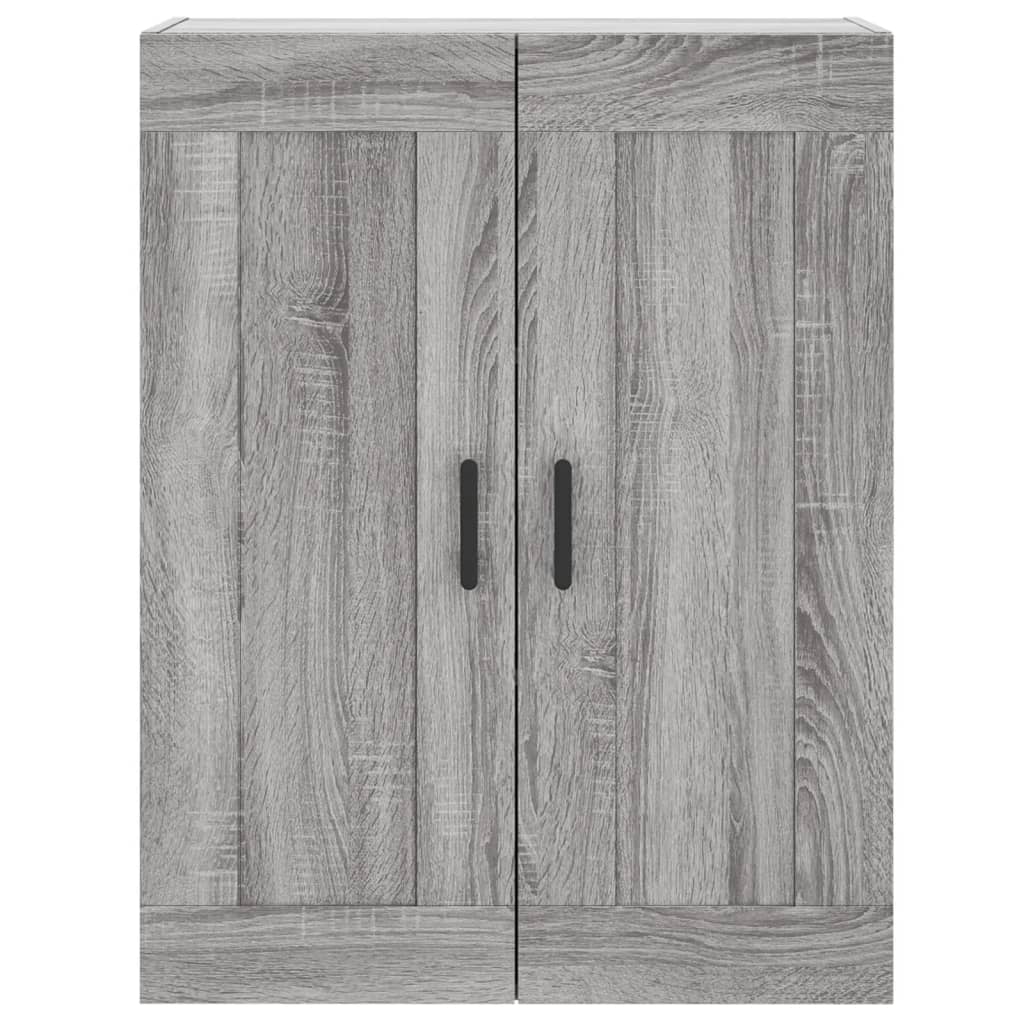 Mobile a Parete Grigio Sonoma 69,5x34x90 cm Legno Multistrato 830394