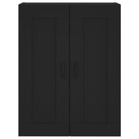 Mobile a Parete Nero 69,5x34,90 cm in Legno Multistrato 830397