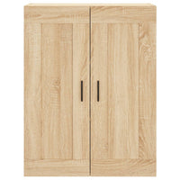 Mobile a Parete Rovere Sonoma 69,5x34x90 cm Legno Multistrato 830399