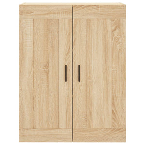 Mobile a Parete Rovere Sonoma 69,5x34x90 cm Legno Multistrato 830399