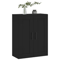 Mobile a Parete Nero 69,5x34,90 cm in Legno Multistrato 830405