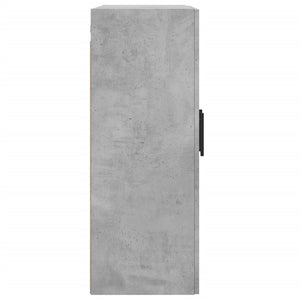 Mobile a Parete Grigio Cemento 69,5x34x90 cm Legno Multistrato 830408