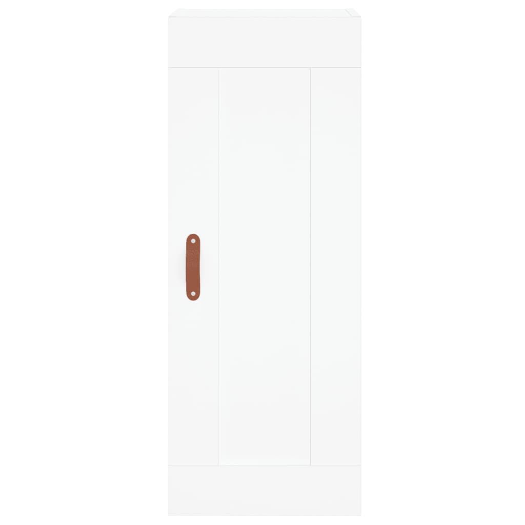 Mobile a Parete Bianco 34,5x34x90 cm in Legno Multistrato 830476