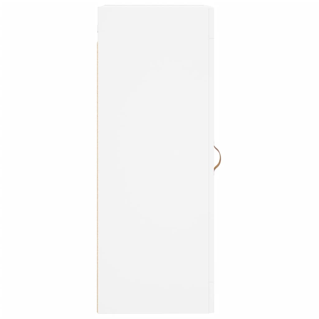 Mobile a Parete Bianco 34,5x34x90 cm in Legno Multistrato 830476