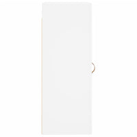 Mobile a Parete Bianco 34,5x34x90 cm in Legno Multistrato 830476