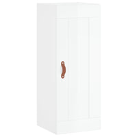 Mobile Parete Bianco Lucido 34,5x34x90 cm in Legno Multistratocod mxl 103520