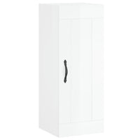 Mobile Parete Bianco Lucido 34,5x34x90 cm in Legno Multistrato 830494