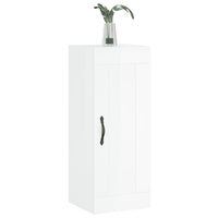 Mobile Parete Bianco Lucido 34,5x34x90 cm in Legno Multistrato 830494