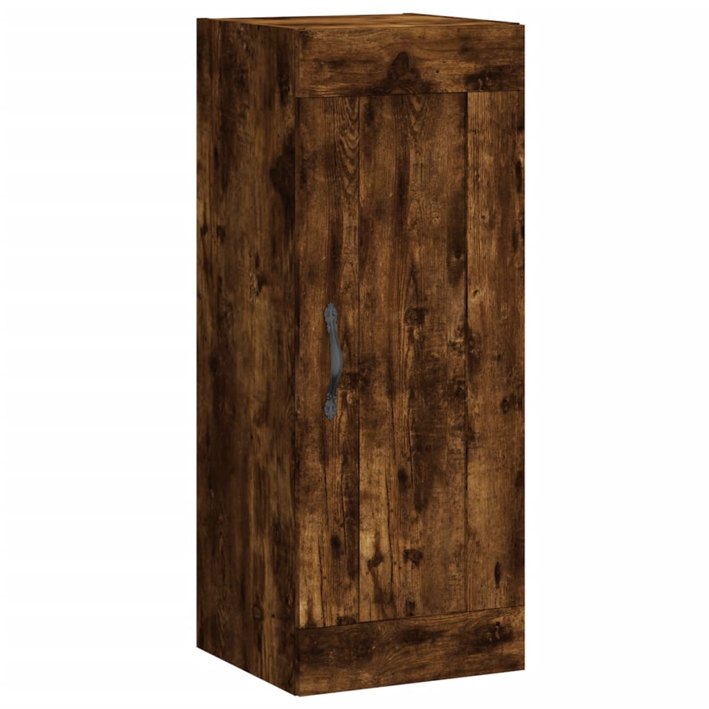 Mobile a Parete Rovere Fumo 34,5x34x90 cm in Legno Multistratocod mxl 129321