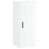 Mobile Parete Bianco Lucido 34,5x34x90 cm in Legno Multistratocod mxl 128025