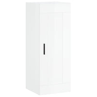 Mobile Parete Bianco Lucido 34,5x34x90 cm in Legno Multistrato 830518