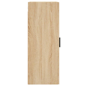 Mobile a Parete Rovere Sonoma 34,5x34x90 cm Legno Multistrato 830519