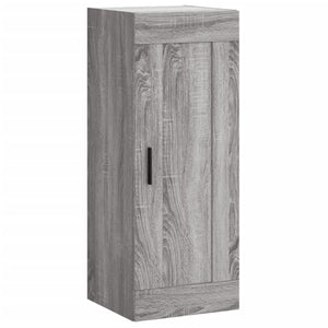 Mobile a Parete Grigio Sonoma 34,5x34x90 cm Legno Multistrato 830522