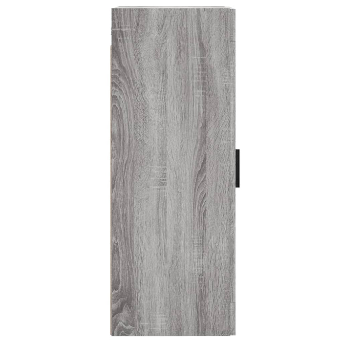 Mobile a Parete Grigio Sonoma 34,5x34x90 cm Legno Multistrato 830522