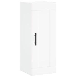 Mobile a Parete Bianco 34,5x34x90 cm in Legno Multistrato 830524