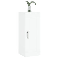 Mobile a Parete Bianco 34,5x34x90 cm in Legno Multistrato 830524