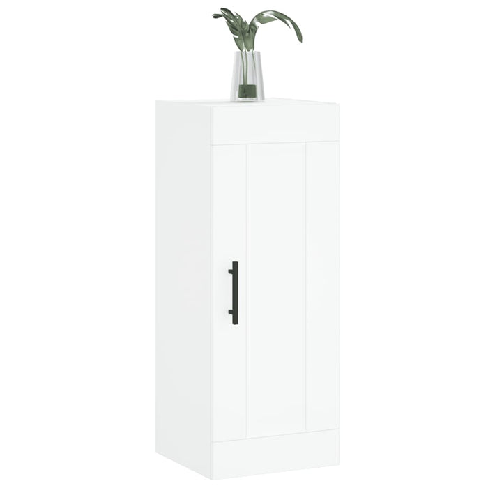 Mobile a Parete Bianco 34,5x34x90 cm in Legno Multistrato 830524