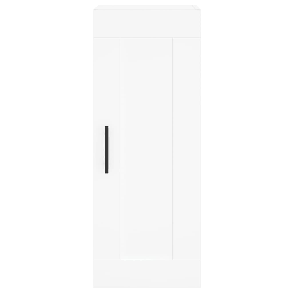 Mobile a Parete Bianco 34,5x34x90 cm in Legno Multistrato 830524