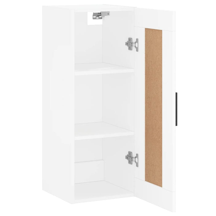 Mobile a Parete Bianco 34,5x34x90 cm in Legno Multistrato 830524