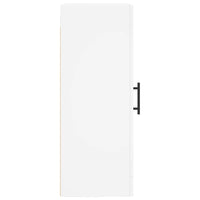 Mobile a Parete Bianco 34,5x34x90 cm in Legno Multistrato 830524