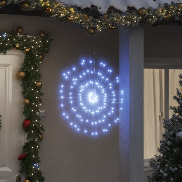 Illuminazioni di Natale Galassia 140 LED 8pz Bianco Freddo 17cm 3190513