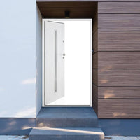 Porta Ingresso Bianca 100x200 cm in Alluminio 3190521