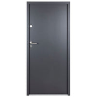 Porta Ingresso Antracite 90x200 cm in Alluminio 3190536