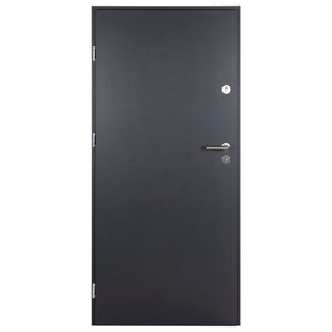 Porta Ingresso Antracite 100x200 cm in Alluminio 3190538