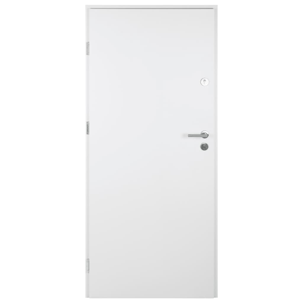 Porta Ingresso Bianca 110x207,5 cm in Alluminio 3190558