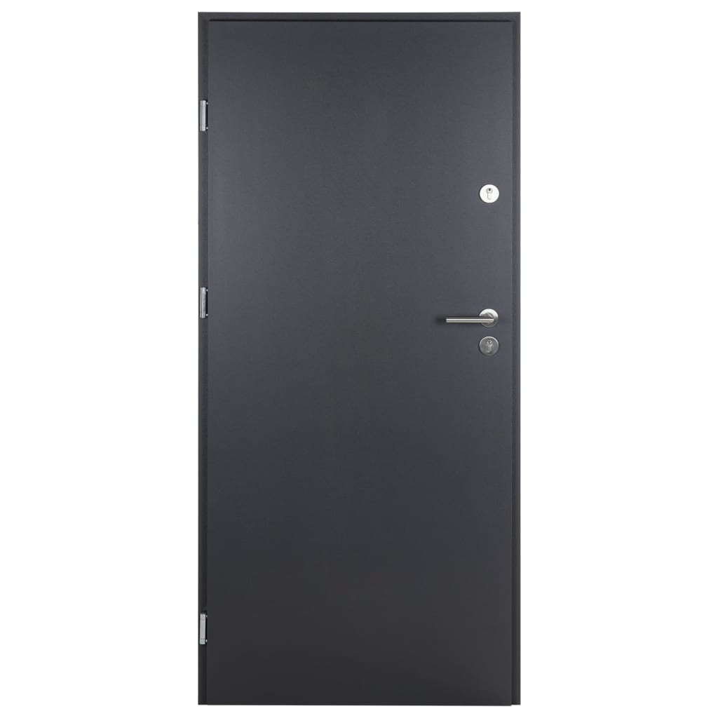 Porta Ingresso Antracite 100x200 cm in Alluminiocod mxl 117472