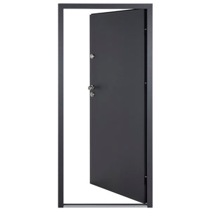 Porta Ingresso Antracite 100x200 cm in Alluminio 3190562