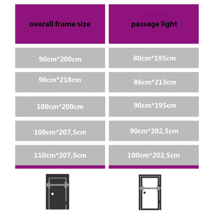 Porta Ingresso Antracite 100x200 cm in Alluminio 3190562