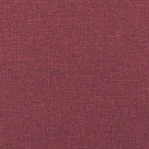 Divano Letto da Terra 2 in 1 Rosso Vino 112x174x55cm Tessuto 353967