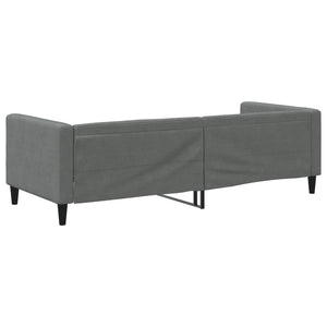 Letto da Giorno Grigio Scuro 80x200 cm in Tessuto 353979