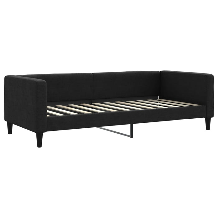 Letto da Giorno Nero 90x200 cm in Tessutocod mxl 94641