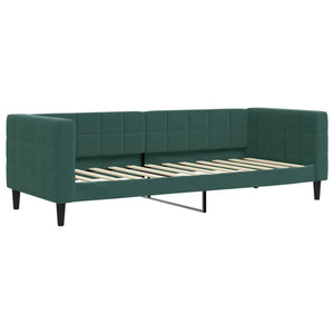 Letto da Giorno Verde Scuro 80x200 cm in Velluto 354003