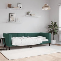 Letto da Giorno Verde Scuro 80x200 cm in Velluto 354003