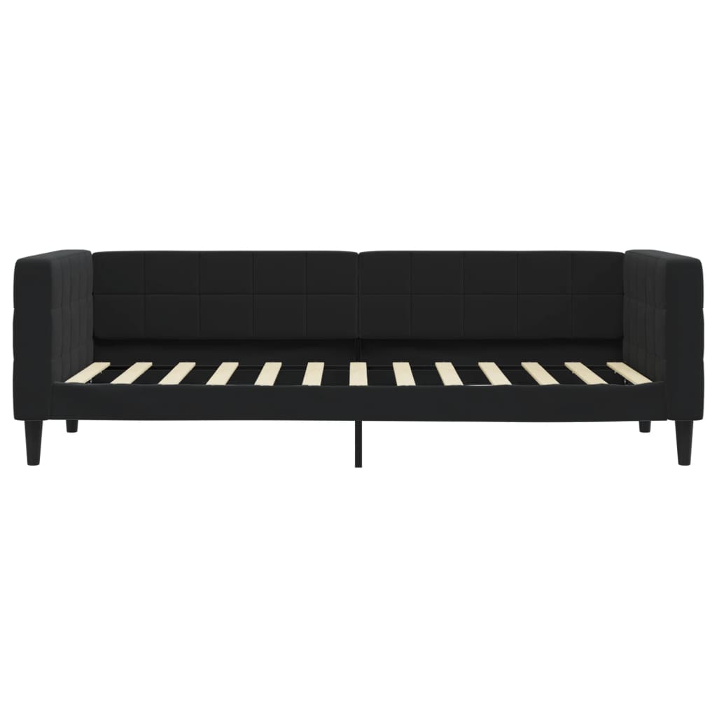 Letto da Giorno Nero 80x200 cm in Vellutocod mxl 81900