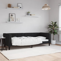 Letto da Giorno Nero 80x200 cm in Vellutocod mxl 81900